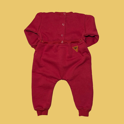 Jersey Snooze Suit - Red