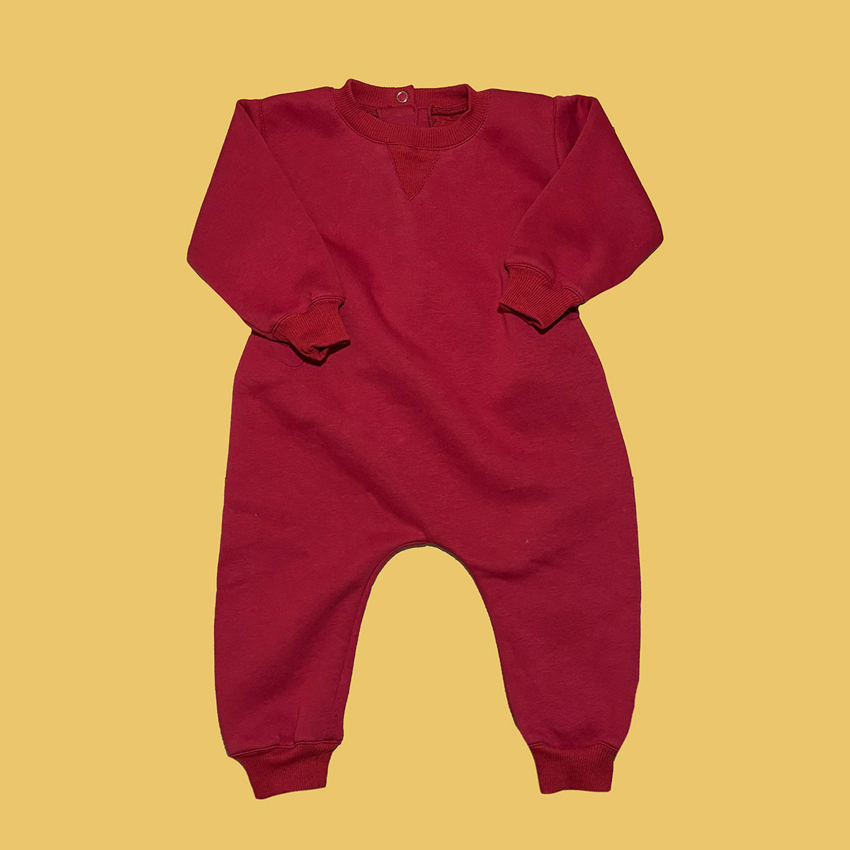 Jersey Snooze Suit - Red